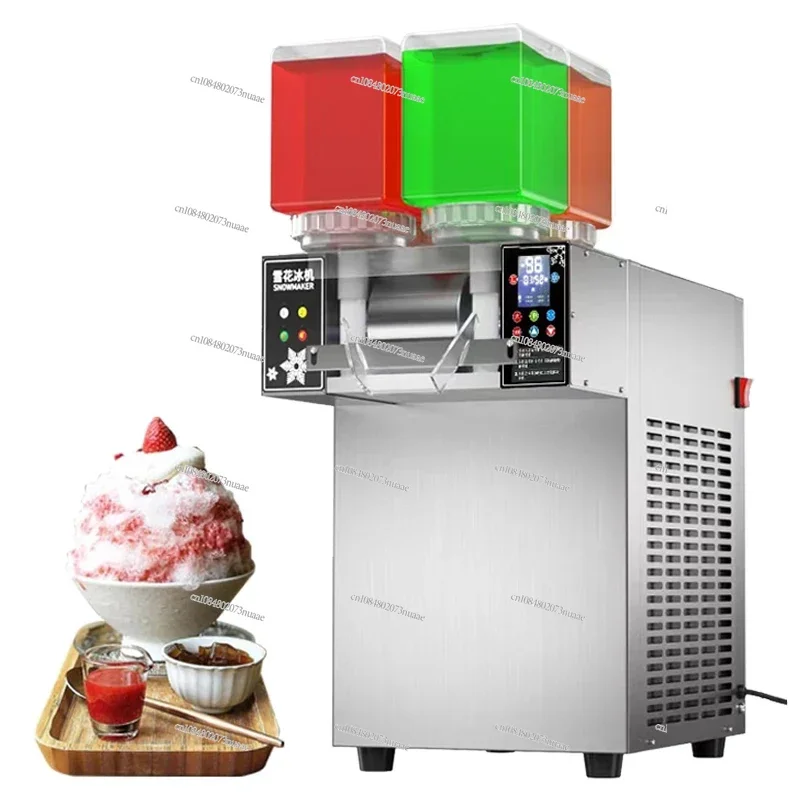 

Hot Sale 3 Seconds Output Snow Ice Machine 4 Flavors Ice Block Dessert Snow Ice Snowflake Making Machine Korean Bingsu Machine