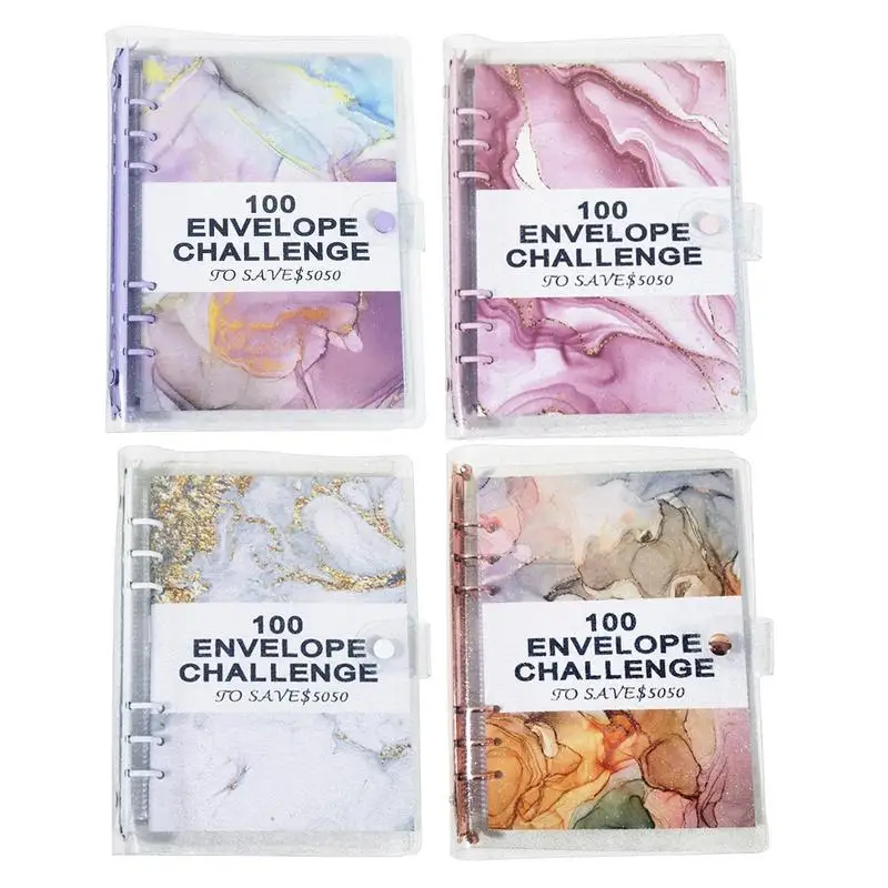 100-envelope Savings Challenge Binder 100-Days Tracker Budget Book Binder Cash Envelopes System Easy And Fun Way To Save 5 050