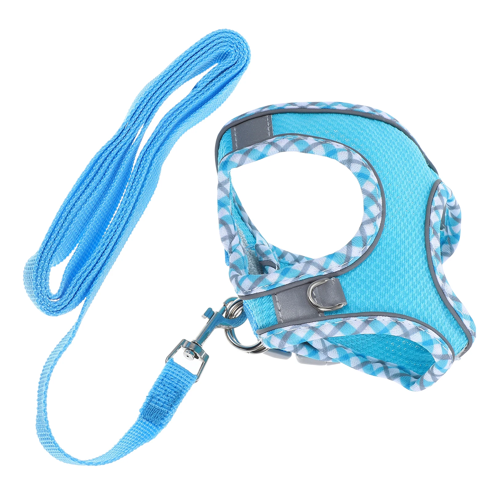 

Kitten Harness Set Small Cat Walking Leash Adjustable Polyester Harnesses Small Harness For Cats Reflective Strips Pet Supplies