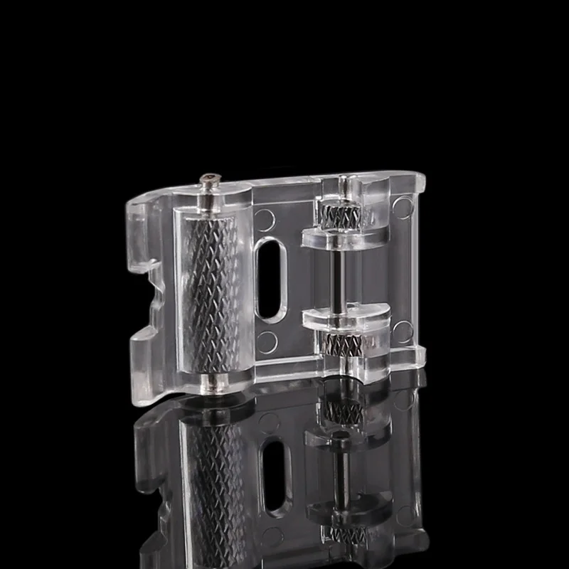 1pcs Roller Sewing Machine Presser Foot Non-Stick Zigzag Presser Foot For Singer Brother Low Shank Sewing Machine, New
