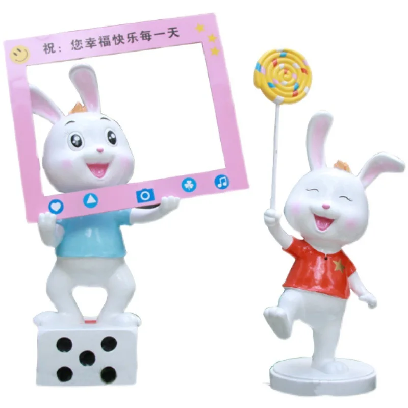 

FRP Garden Landscape Seat Sculpture Outdoor Cartoon Animal Seat Ornament