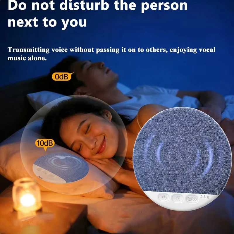 Mini Sleeping Bluetooth Speaker Nature Sound White Noise Soundbar Wireless MP3 Music Player Ultra Thin Timed Shutdown Audio Pla view 4
