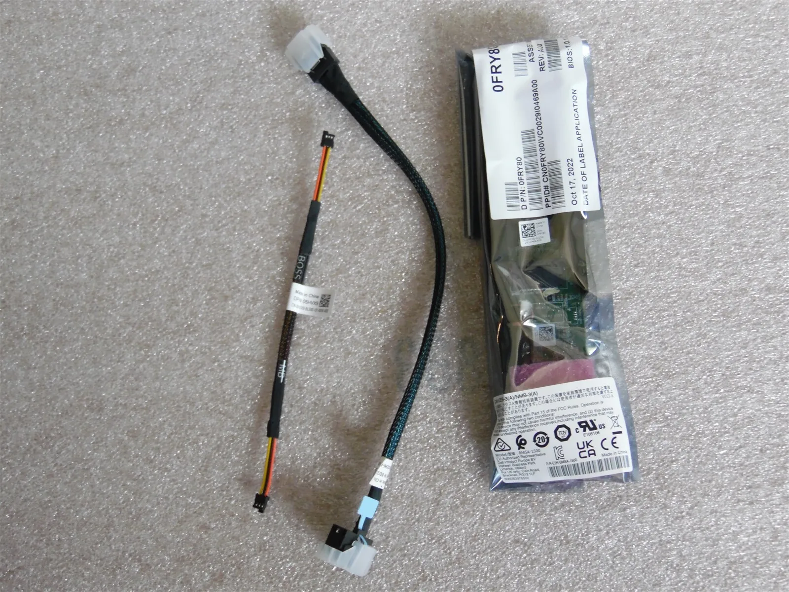 For DELL POWEREDGE SERVER R7525 R6525 BOSS S2 PCIE DUAL M.2 SLOTS RISER KIT FRY80