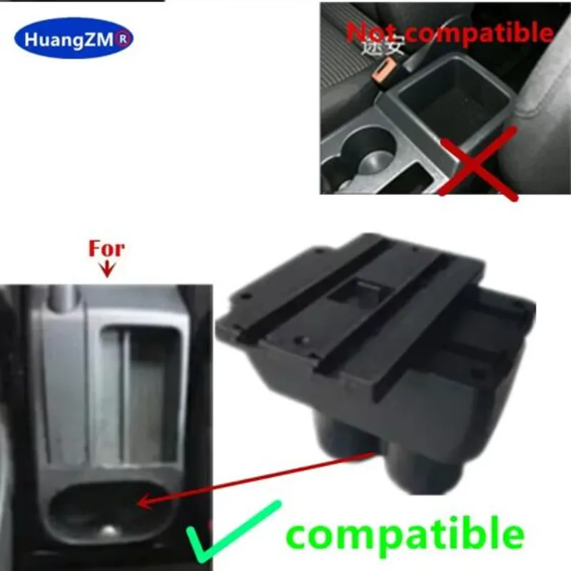 Car Armrest Box For Volkswagen VW Touran Caddy Central Storage Box USB Port Interior Dedicated Retrofit Car Accessories