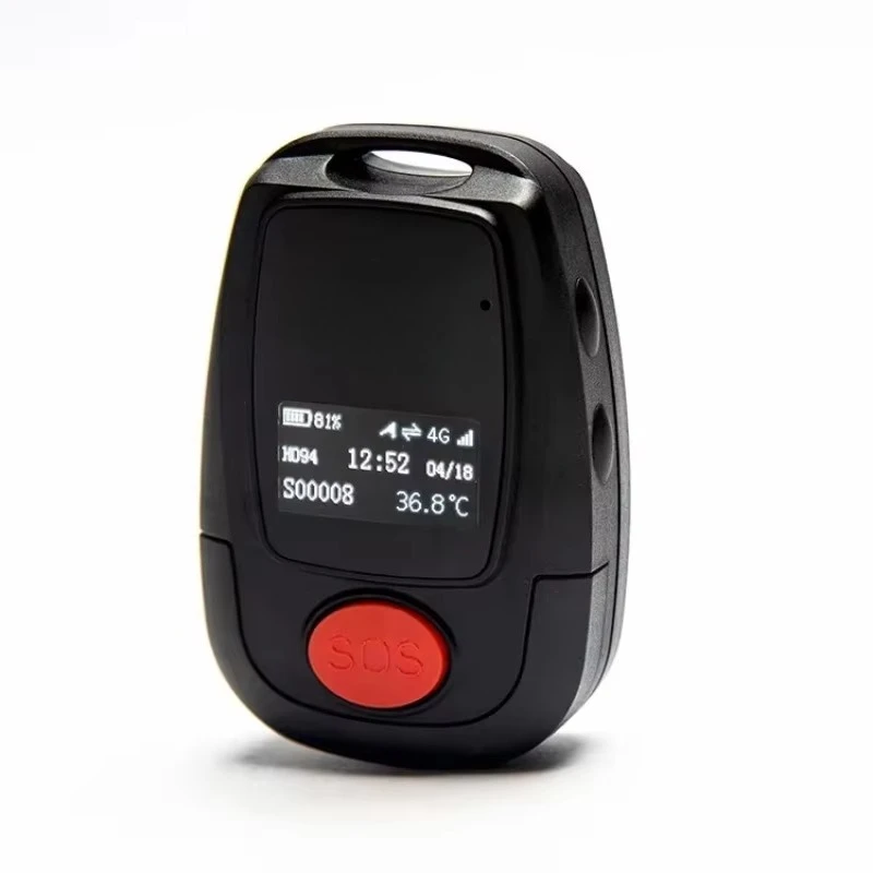 Waterproof 4G GPS Smart Watch, Temperature Monitoring SOS Bracelet for Elderly