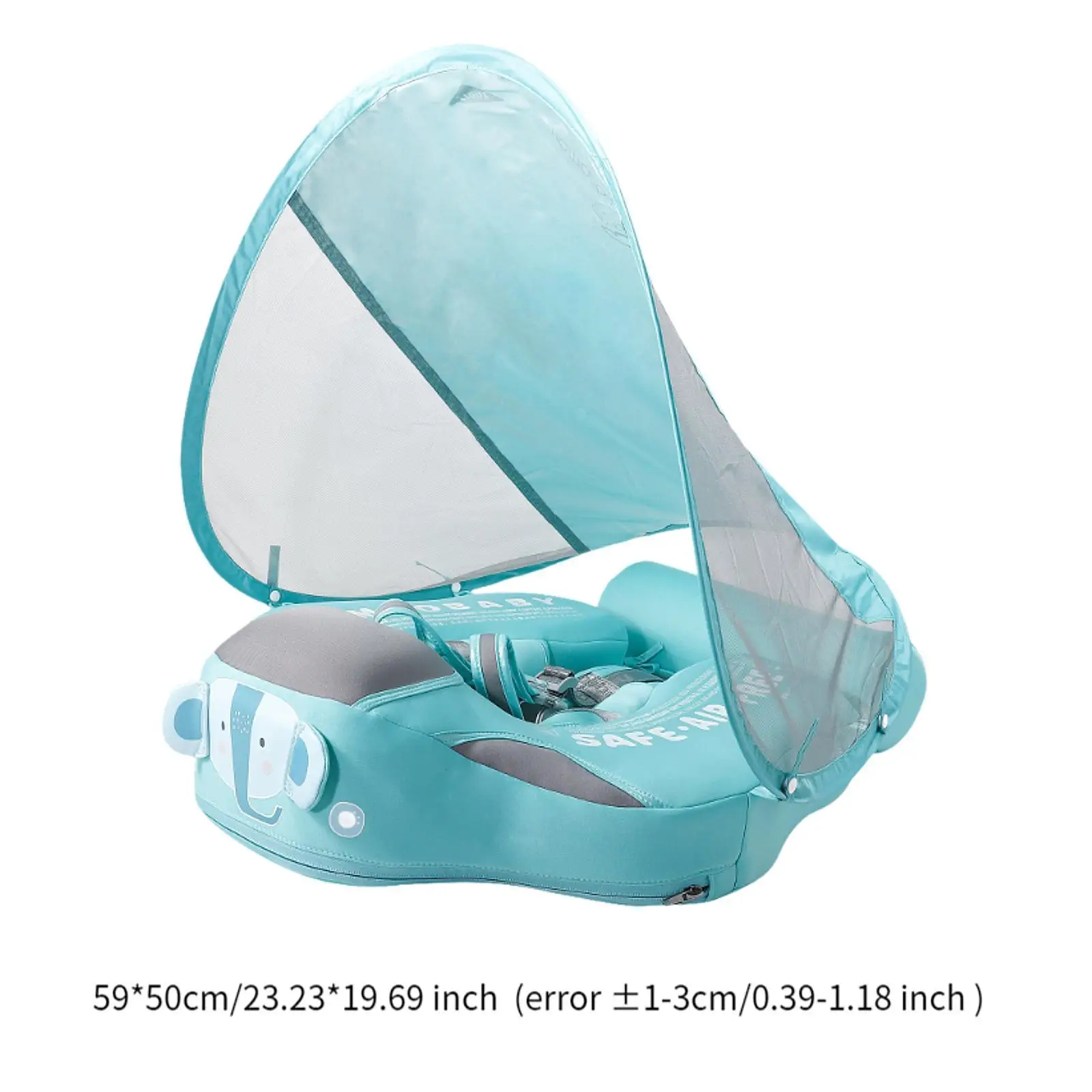Baby Schwimmring Aufblasbarer Schwimmring mit Sonnenschirm Kinder Schwimmring Säuglingspool Float Sommer Pool Strand Wasserspielzeug