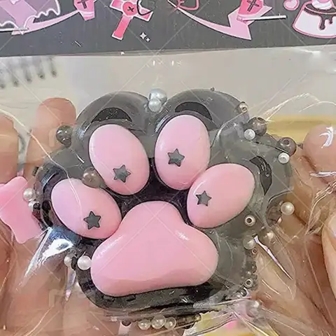 스트레스 해소 완구 선물, 만화 핀칭 고양이 발 감압 장난감, 짜기 고양이 발 장난감