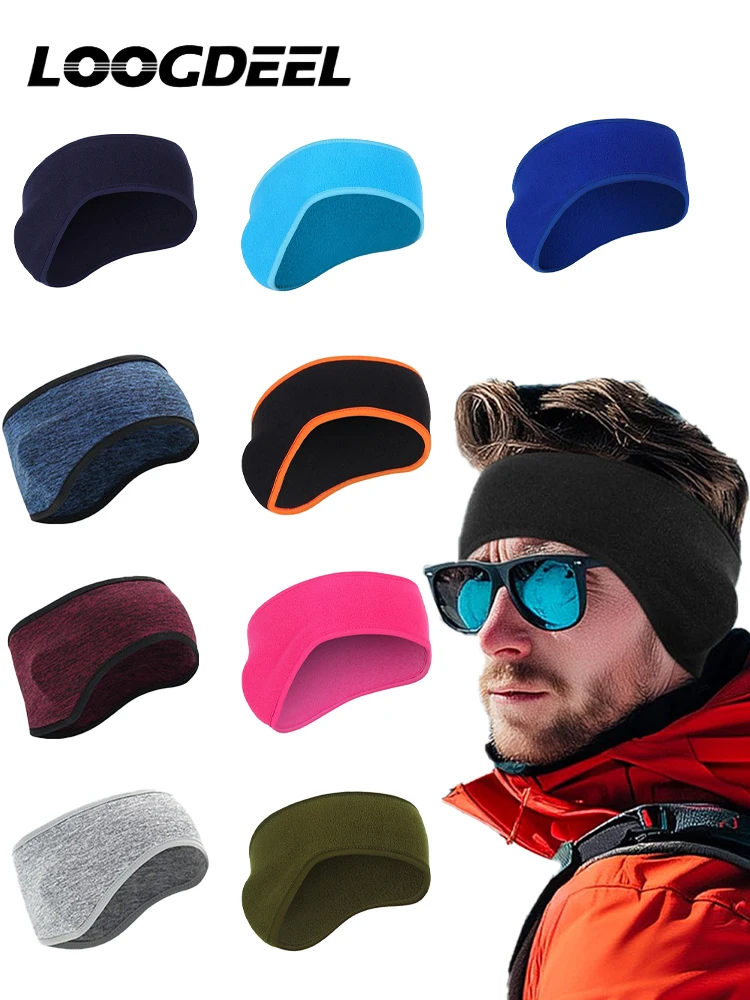 AliExpress NONE LOOGDEEL Winter Headband Ear Muffs Headband for Men Women Running Skiing Outdoor Sports Ear Muffs Fleece Ear Warmer Muff Outdoor