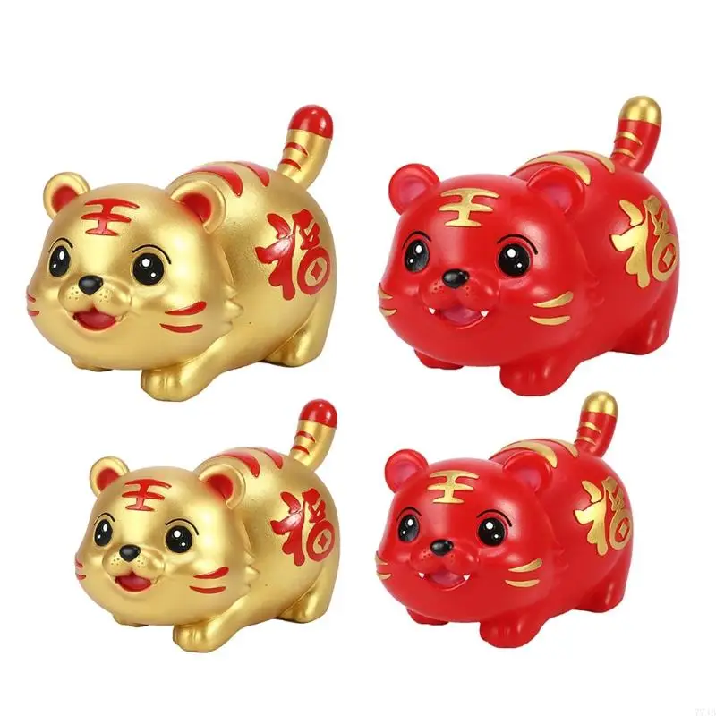 

77JB Lovely Piggy Coin Box Money Saving Jar 2022 Chinese Zodiac Ornament Collectible Gift for Kids