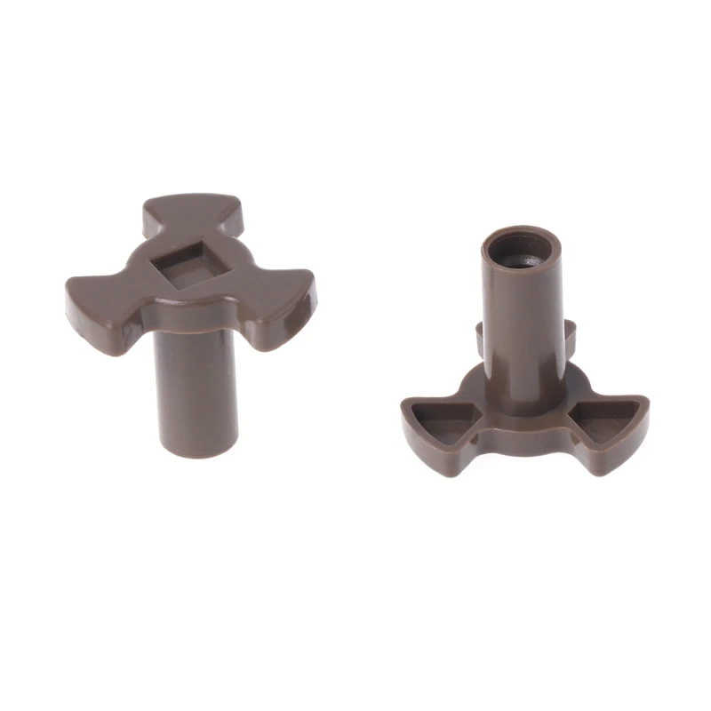 2Pcs Universal Microwave Turntable Coupler Plate Support Stand Cog Tools