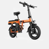 Yunyi ENGWE T14 White electric bike 250W folding electric bicycle 14inch Mini electric bicycle 48V10A Adult city ebike 25KM/H