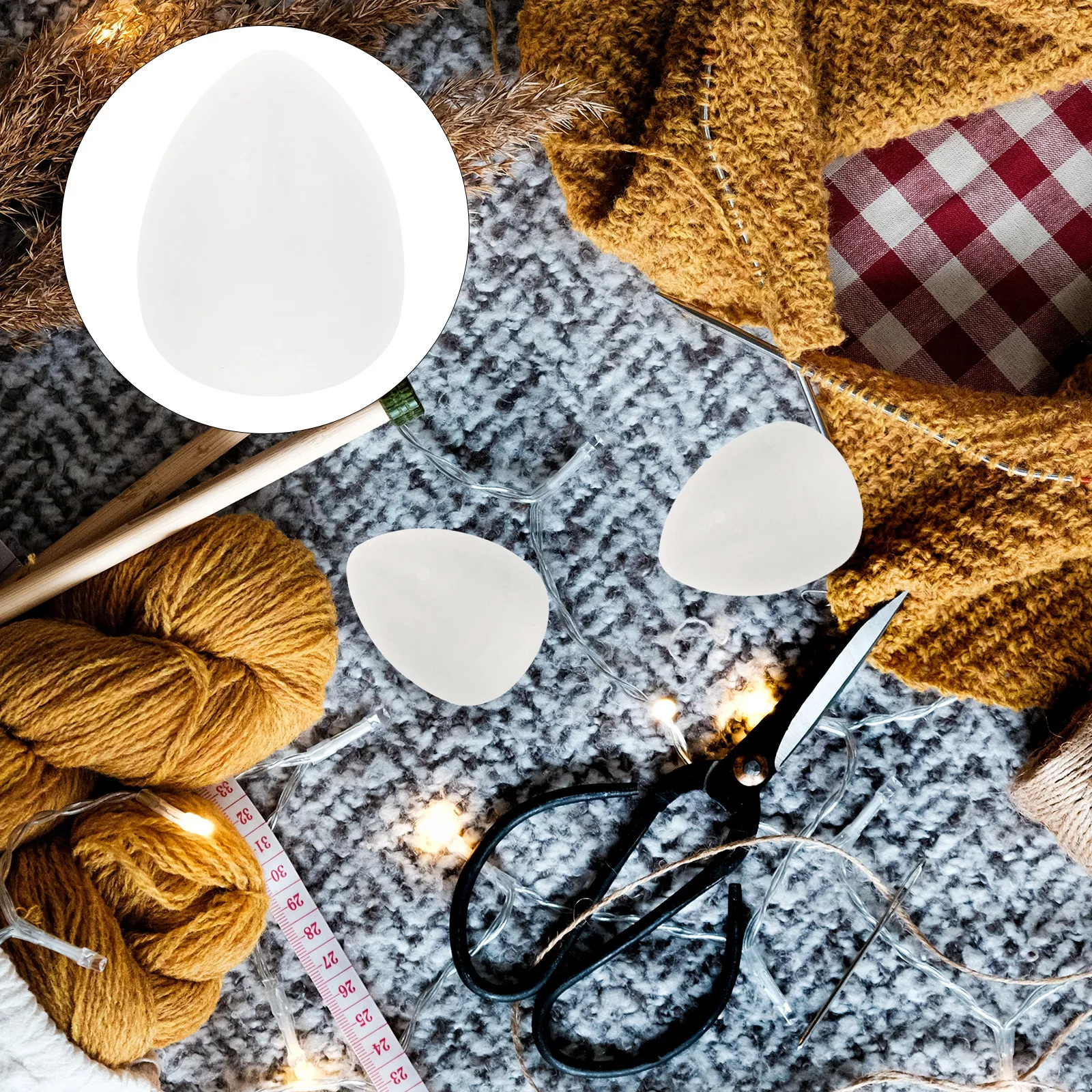 

50 Pcs White Foam Flower Heart DIY Painting Models Craft Projects Safe StorageDIY Foam Models Creative Decor Art Supplies