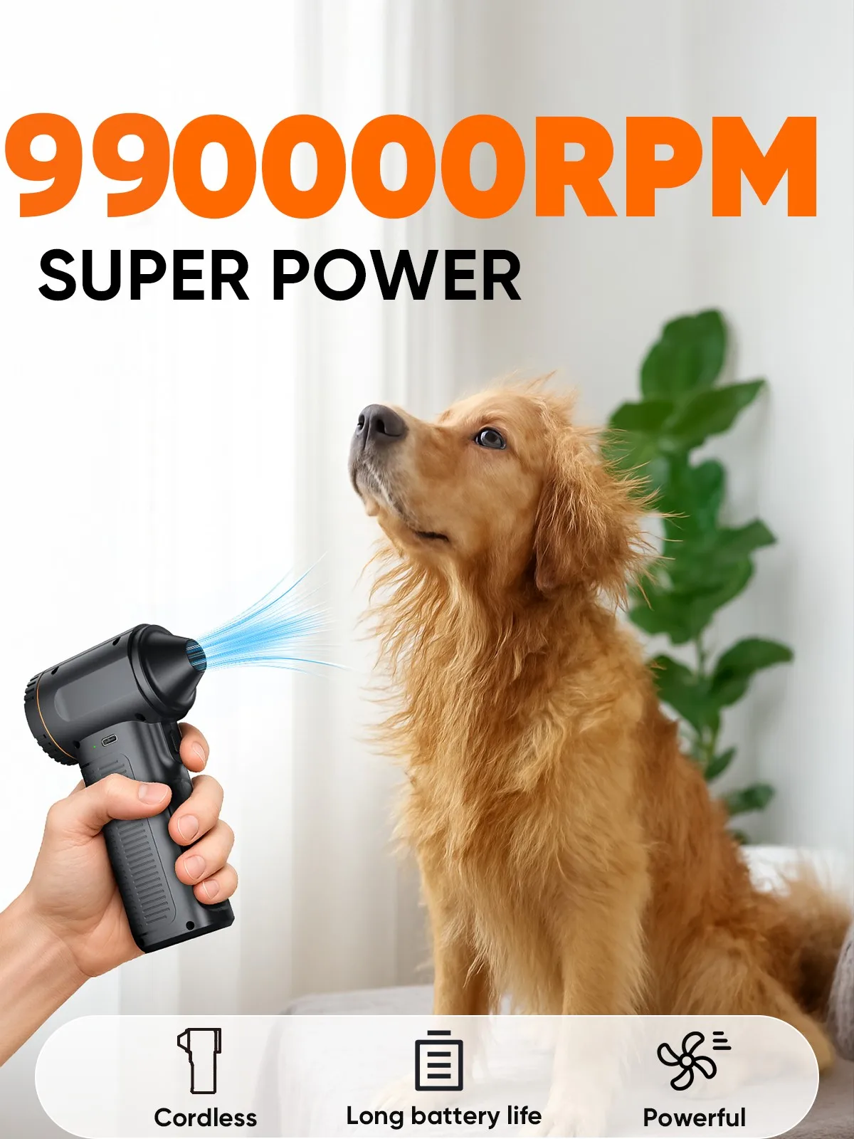 

Turbo jet fan 990000 RPM turbofan, brushless motor, powerful