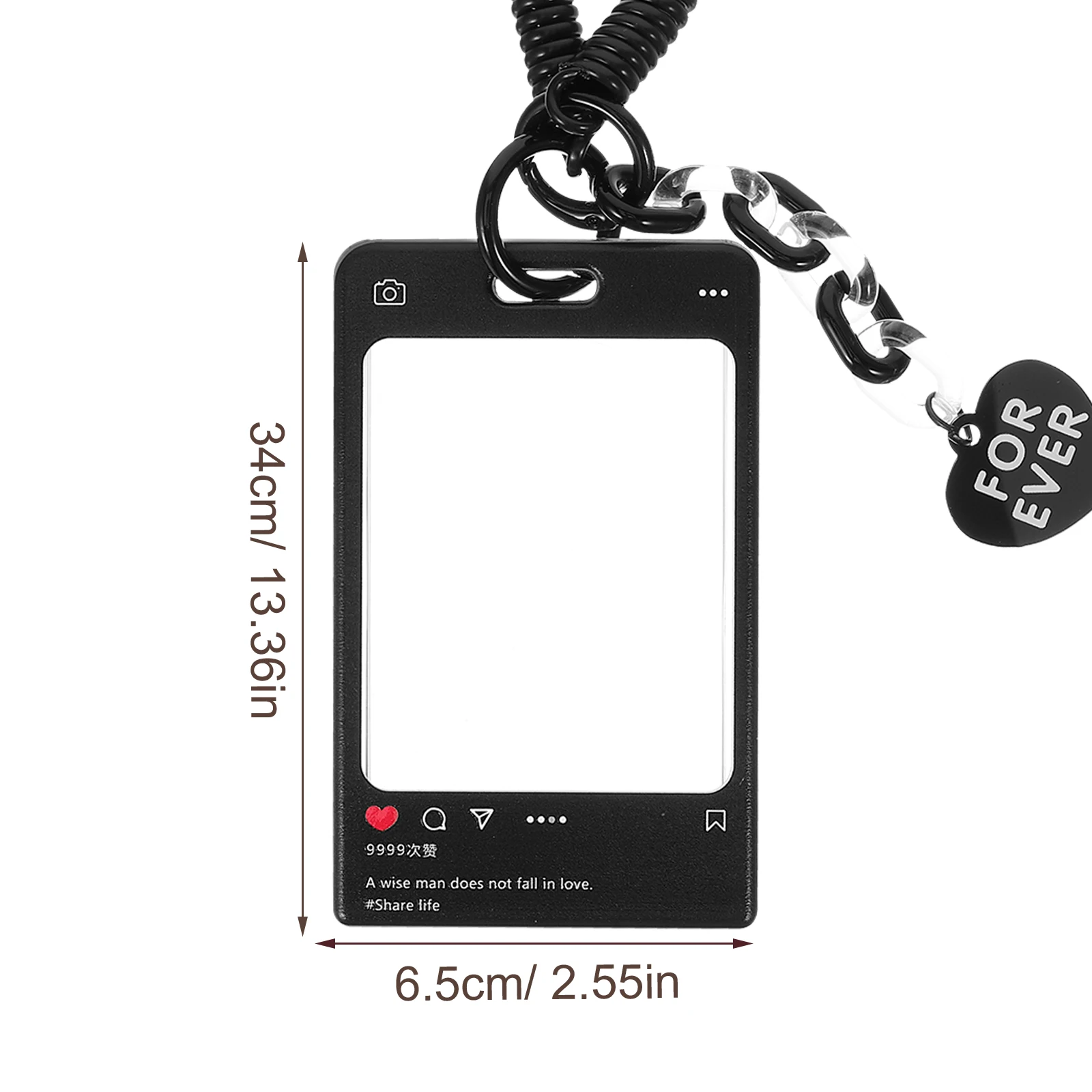 1세트 아크릴 ID 배지 홀더 투명 버스 카드 보관 슬리브 이름표 보호기 직장 학생 키체인 버클 클리어 커버