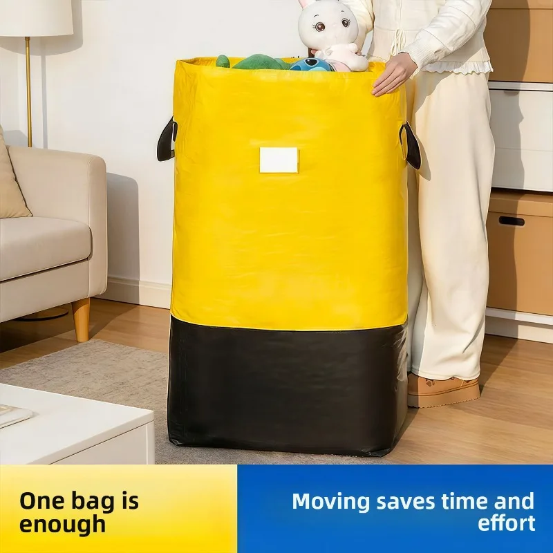 Large Capacity Waterproof Thickened Wear-Resistant Woven Moving Storage Bag, Logistics Express Luggage Packing Bag
