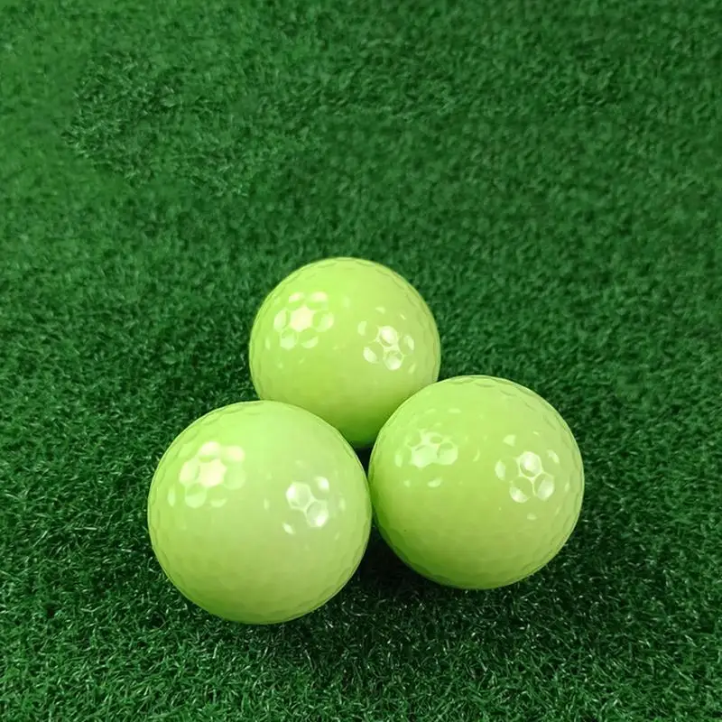 

Golf Practice Balls Brighter Luminous Fluorescent Glowing Dark Golf Balls Night Light-up Glowing Balls Brighter