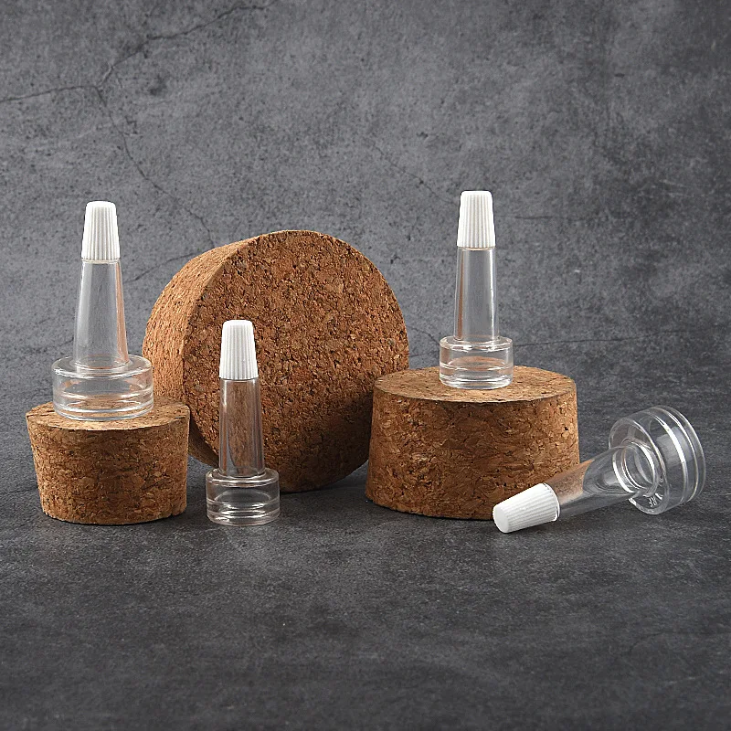 50Pcs 13/20 Tooth Glass Dropper Cap Serum Vial Trumpet Dropper Head Cap Eye Dropper Bottle Cap for Travel Test Sample Perfume