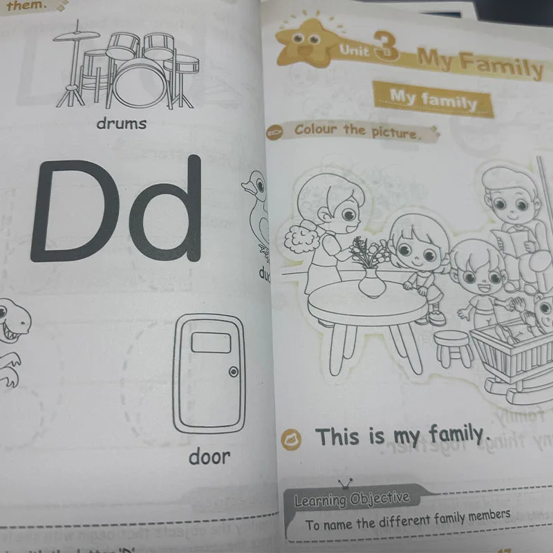 Sap تعلم اللغة الإنجليزية 3 كتب N/K1/K2 كتاب دراسة رياض الأطفال في سنغافورة #5