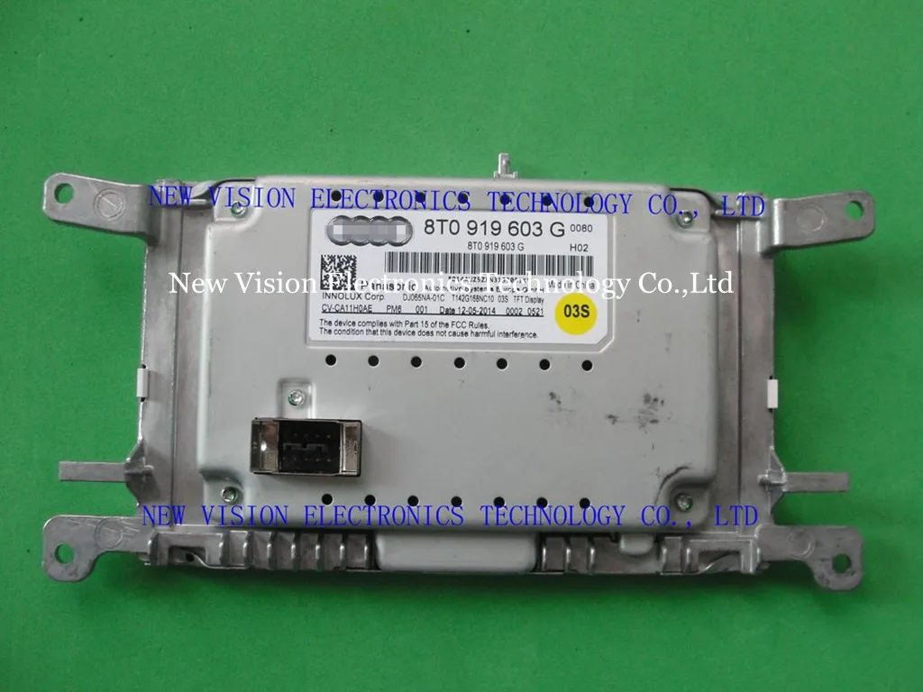 

8T0 919 603 G 8T0 919 603 F 8T0 919 603 T 8T0 919 603 A 8T0919603F 8T0919603T 8T0919603A Original A+ quality 6.5" LCD display