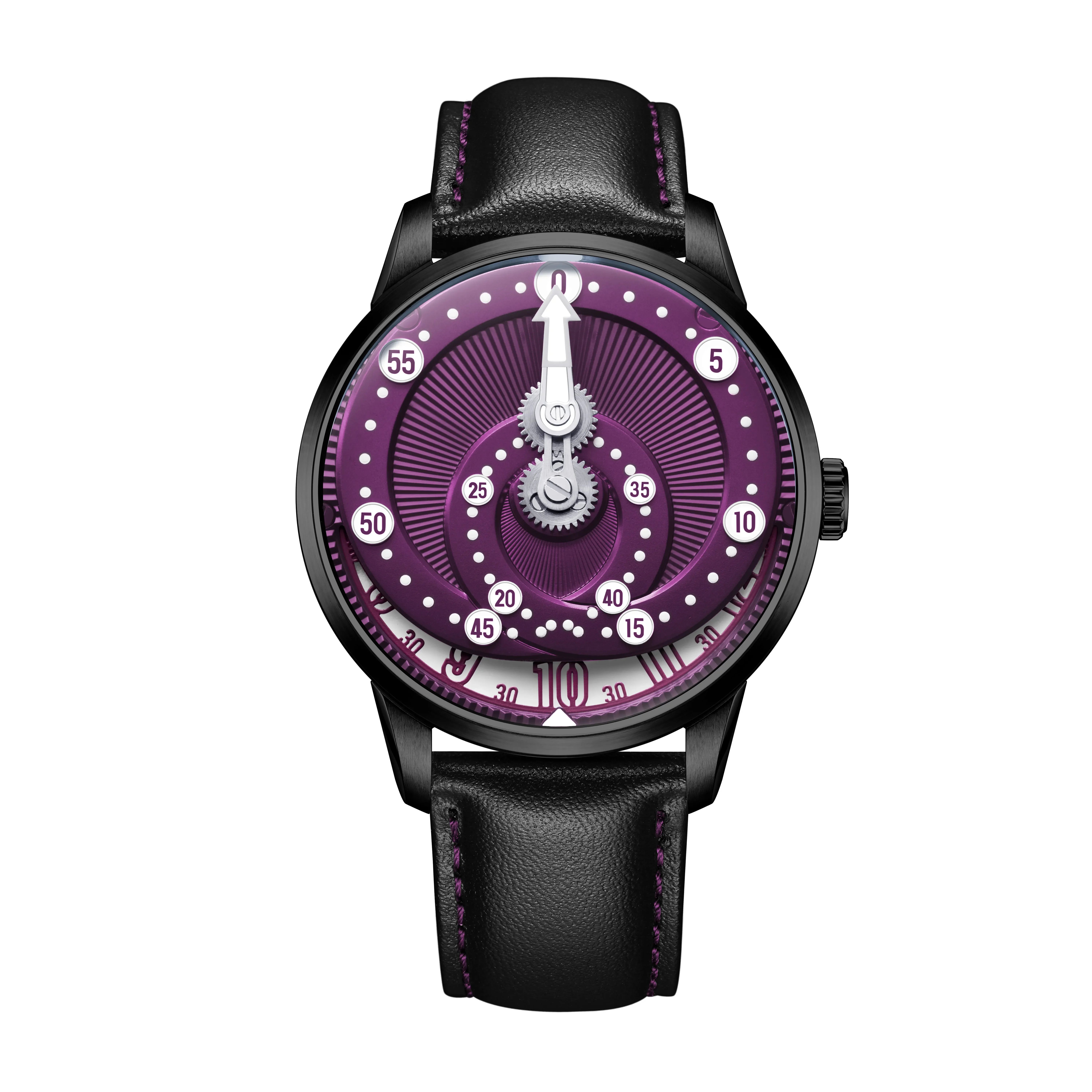 

Mandetbrote 41MM Men's Mechanical Watch - Miyota 9015 Movement Swiss Luminous Sapphire Crystal 50M Waterproof Track Design Wrist