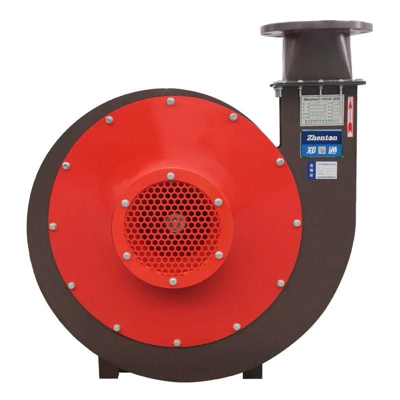 High Pressure Industrial Centrifugal Blower Fan Low Price Made in China FREE Standing AC Restaurant Exhaust Fan 7.5kw Q235 9-19
