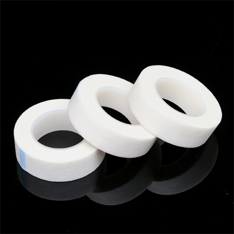 5/10/50/100PCS 9M * 1.25CM Nastro Bianco Occhio Ciglia Finte Patch Traspirante Nastri di Carta Medica Estensione Delle Ciglia Lint Palpebra adesivo