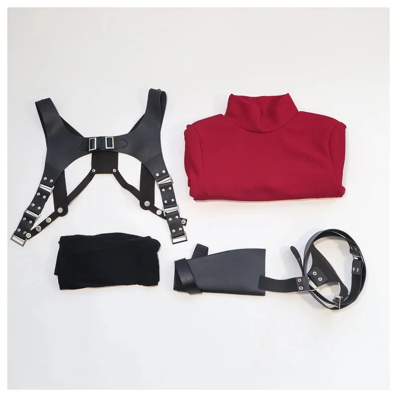 

♥Halloween Cosplay Costume Resident 4 Ada Wong Dress Belt Outfits Fancy Carnival Disguise Suit For A New 2026 Surprise Clothing