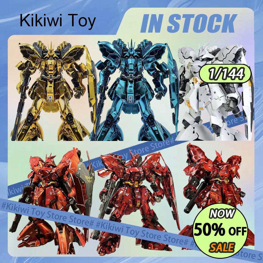

Sihai Model RG 1/144 MSN-04 Sazabi Action Figure Assembly Model Kits Electroplated Color Plastic Robot Collection Model Toy Gift