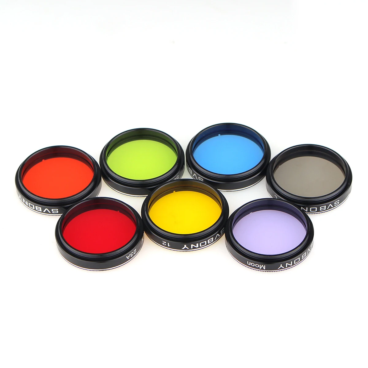 SVBONY Filter 1.25" Moon +CPL Filter+Five Color Filter Kit for Enhance Lunar&Planetary View Reduces Light Pollution SV155