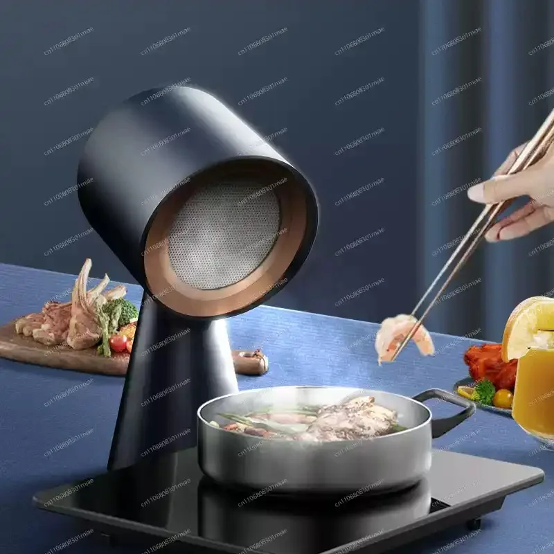Mini Portable Household Range Hood, Portable Exhaust Fan for Hot Pot & Barbecue