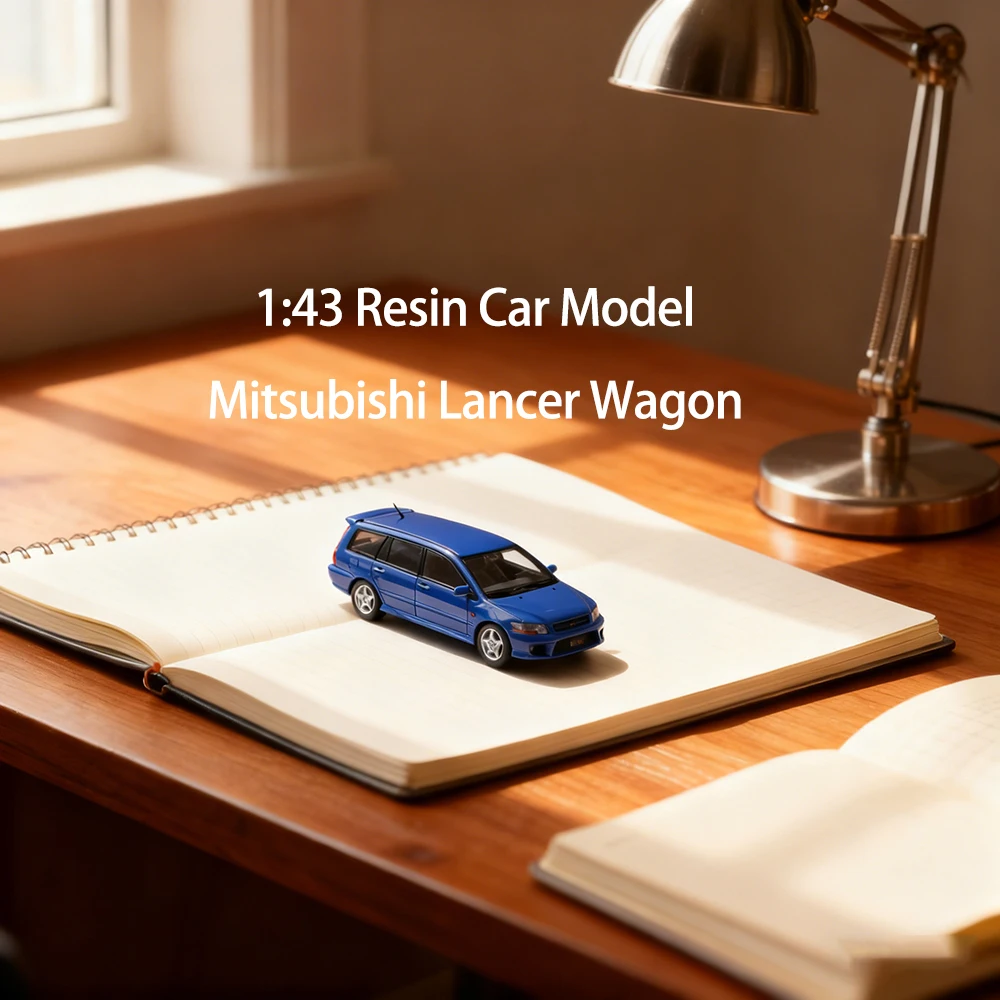 

Приветственная история масштаба 1/43, литая под давлением модель автомобиля из смолы, универсал Mitsubishi Lancer, высокопроизводительная имитация, коллекционное украшение для дисплея, подарок T