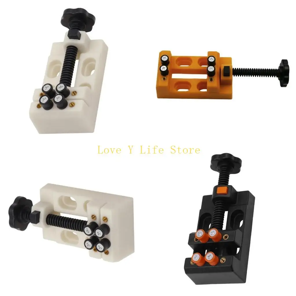 

L74C 8 Holes Fixed Clamp Drilling Table Vice Clip Adjustable Quick Opening Tool