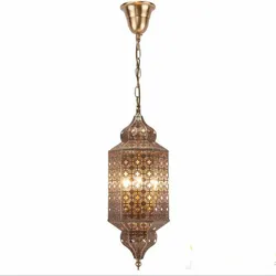 Vintage Arabic Style Restaurant Lights Southeast Asia Moroccan Hotel Bar Corridor Copper Pendant Lamp E14*3