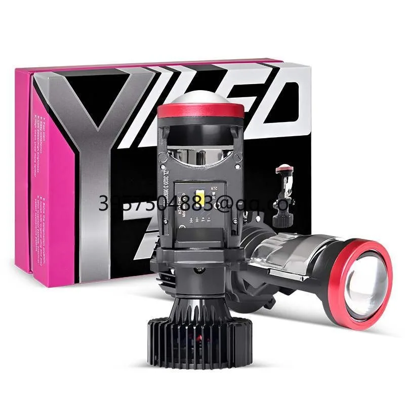 Auto LED-Scheinwerfer H4-Linse Y7D Y8 Y6D LED-Scheinwerfer 12-24V Motorradscheinwerfer Doppellinse