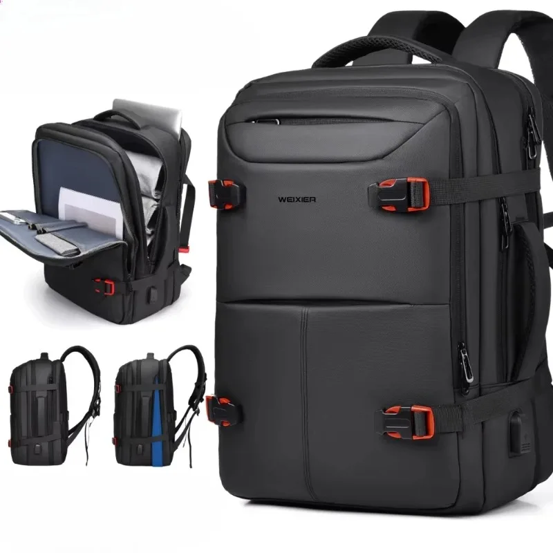 

Men's Business Waterproof Backpack 15.6-inch Computer Stand Expandable for Work or Travel