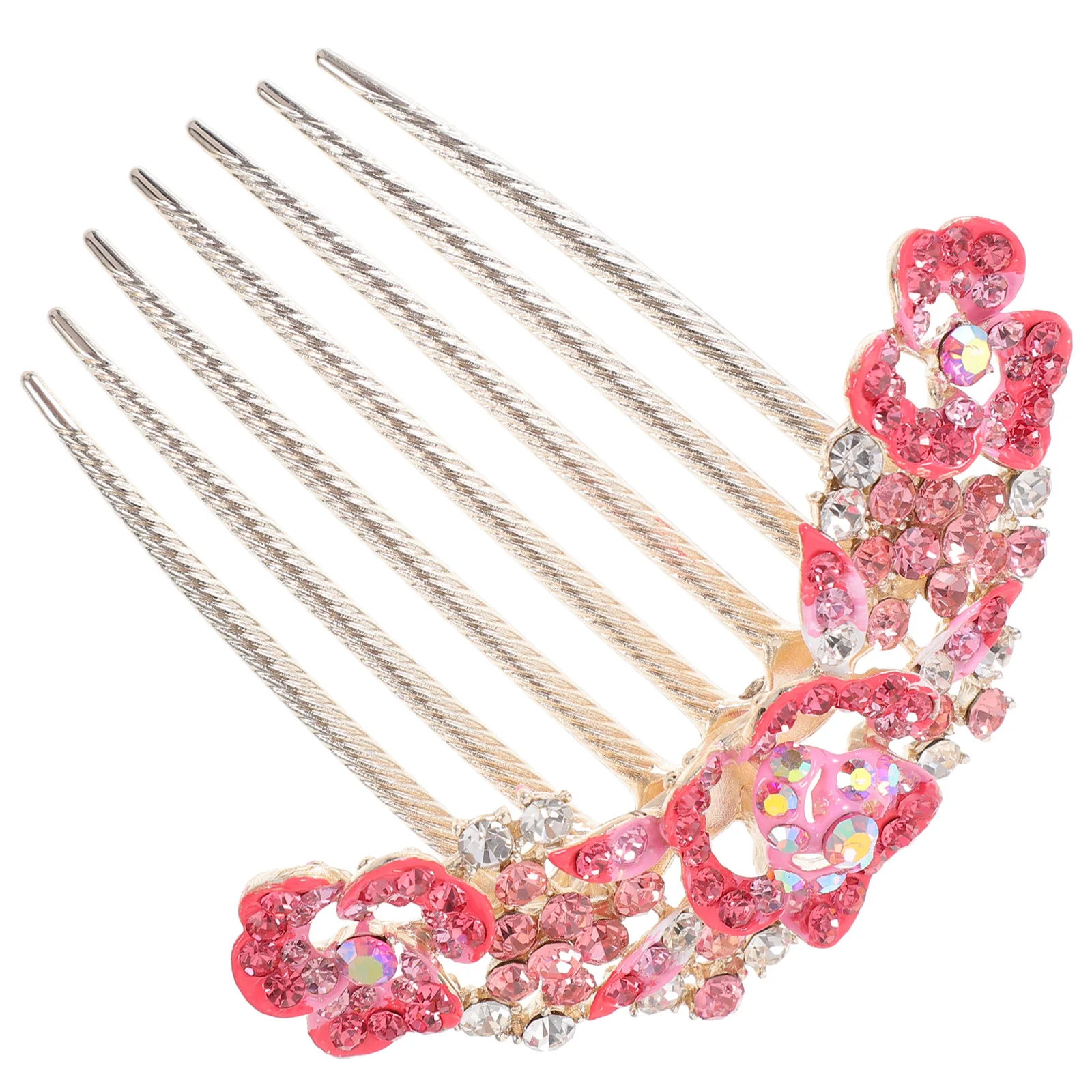 

Расческа для волос со стразами и цветами, красивая свадебная заколка для волос, свадебный стиль, декоративная прическа для женщин, сказочные украшения для женщин