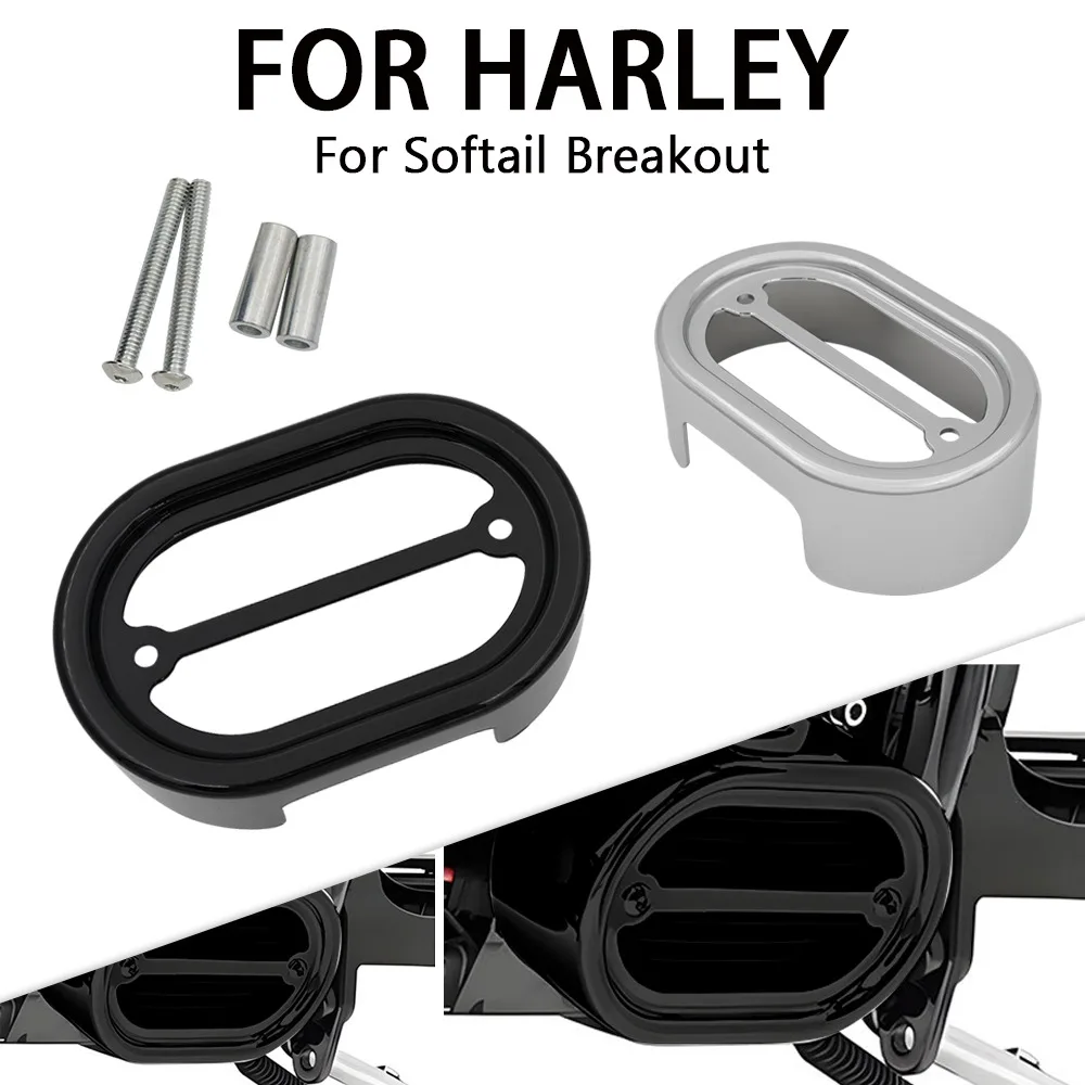 

Fit For Harley 2001 - 2017 Breakout Fat Boy Slim Heritage Motorcycle Accessories Drag Regulator Cover Protector Chin Spoiler