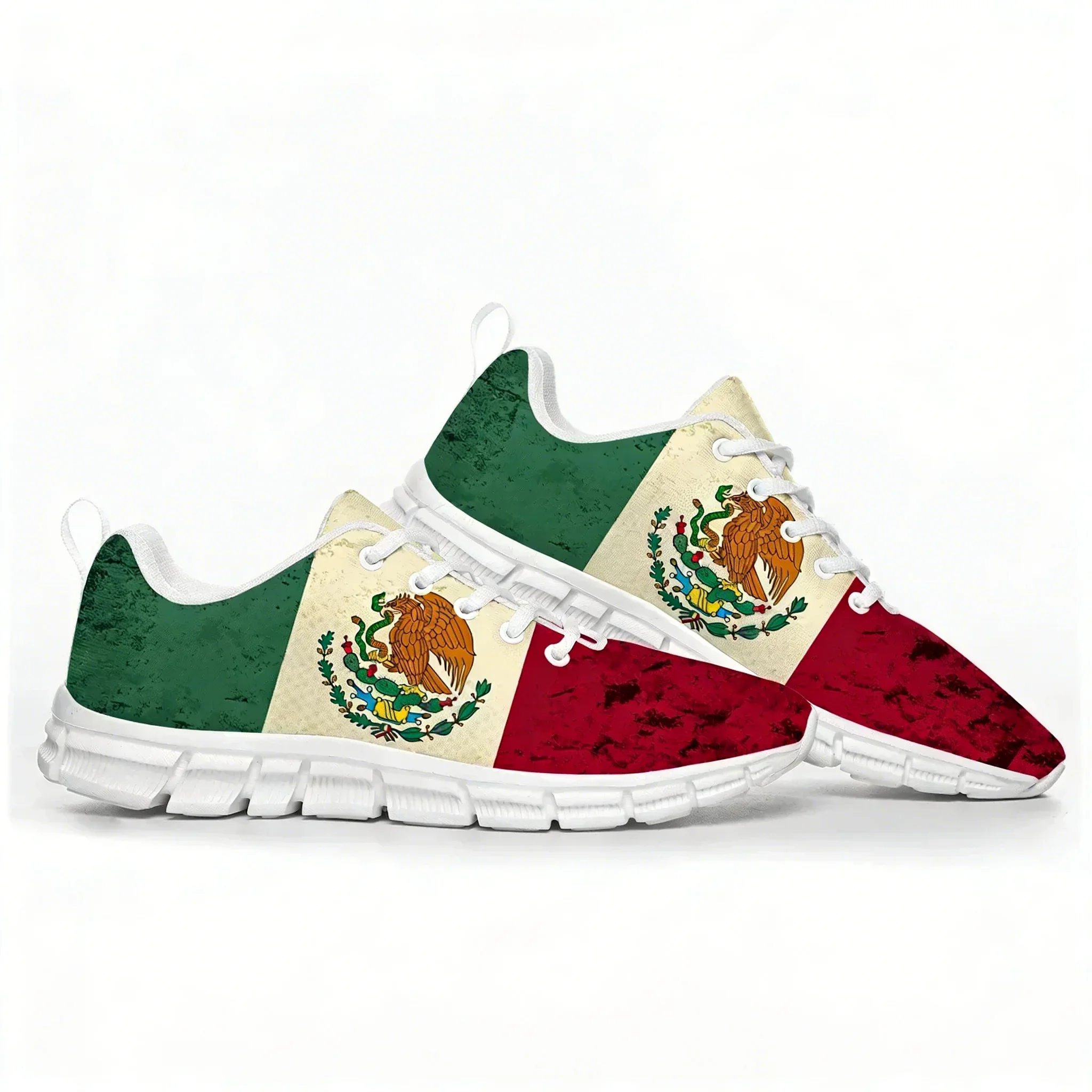 Mexican Flag Sports Shoes Mens Womens Sneakers Mexico Casual Custom Couple Shoes