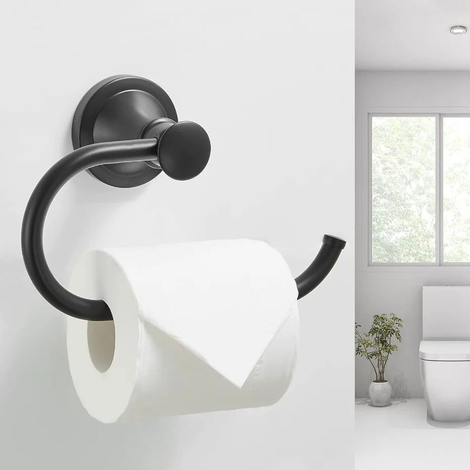 

черный держатель для салфеток, держатель для туалетной бумаги, вешалка для полотенец, подставка для рулонной бумаги