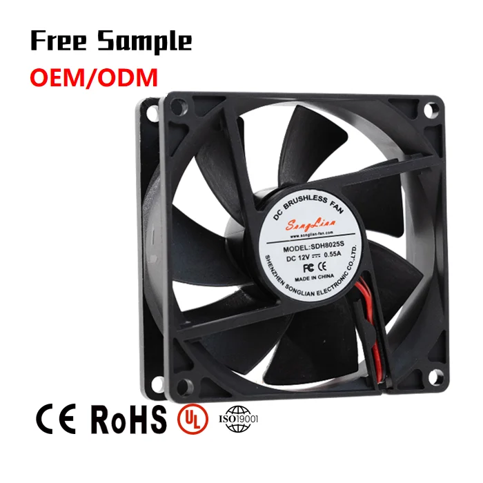 

Вентилятор осевой 8025 DC, 80x80x25 мм, 12В/24В, бесщеточный, с высоким расходом воздуха, низким уровнем шума, для инверторов, серверов, компьютерных корпусов, блоков питания, OEM/ODM