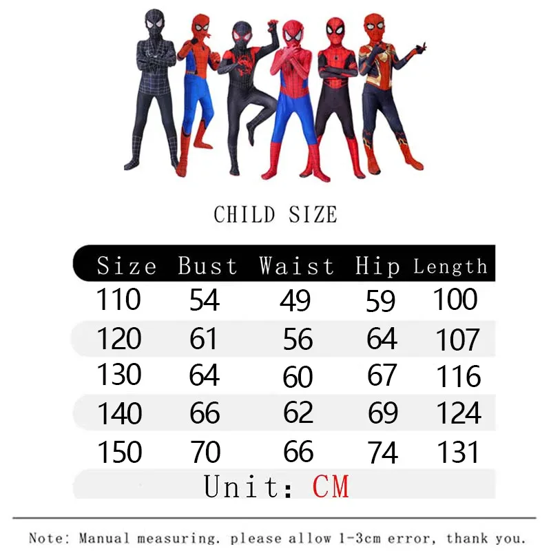 Spiderman Costume for Kids Zentai Suit Spider Man Into The Spider Verse Miles Morales Superhero Cosplay Bodysuit Adult Jumpsuits