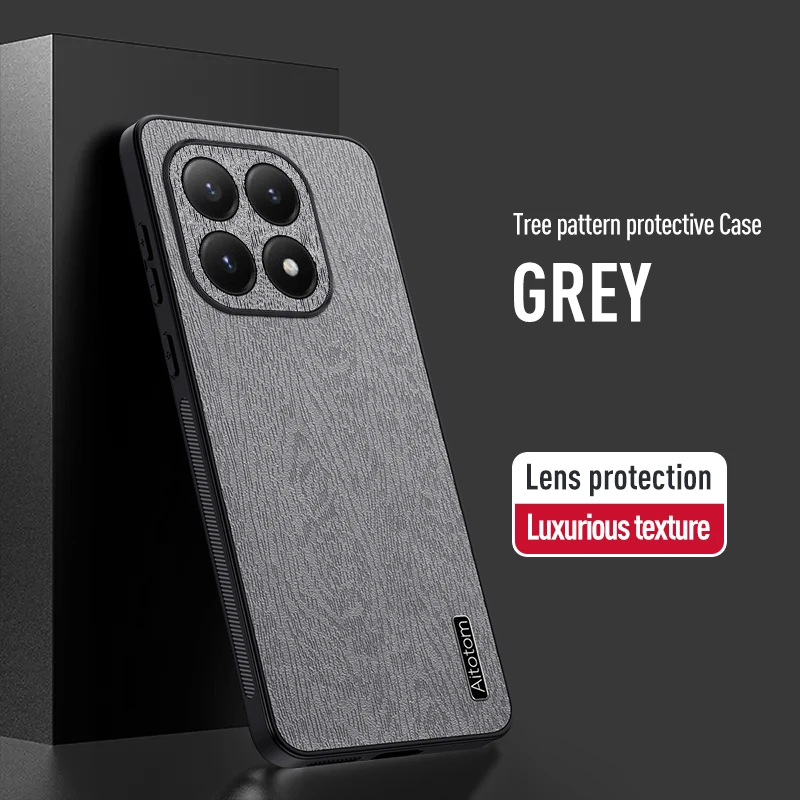 

Tree Grain Leather Case For Oneplus Turbo 6V 15 15T 15R 13 13R 13S 12 12R ACE 5 3 Pro Shockproof Anti-fall Len Protection Cover