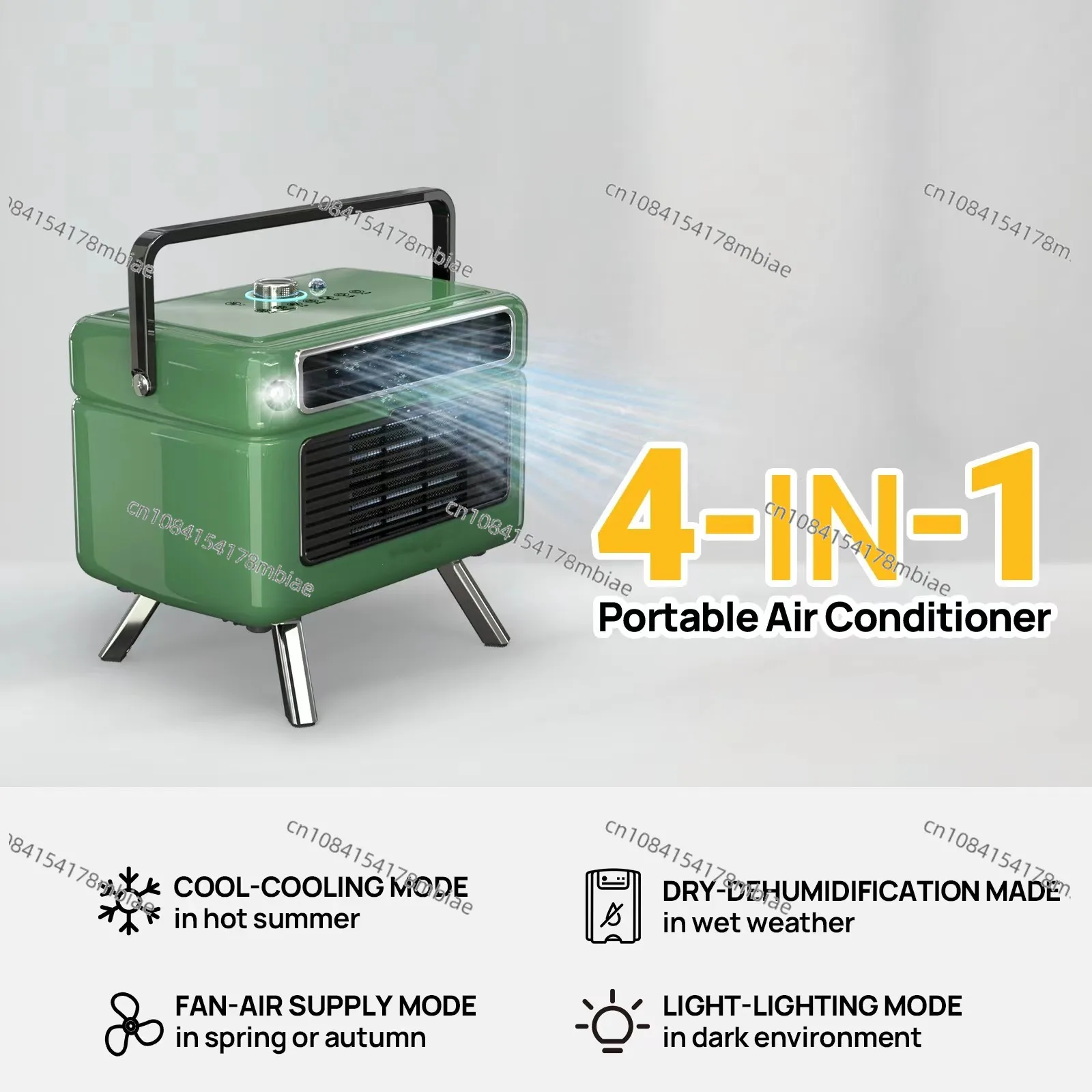 Camping Tent Using DC12V/24V 110-240V Portable Mobile AC AIR COOLERVehicle Mounted RV Truck Tent Camping Cooler Air Conditioner