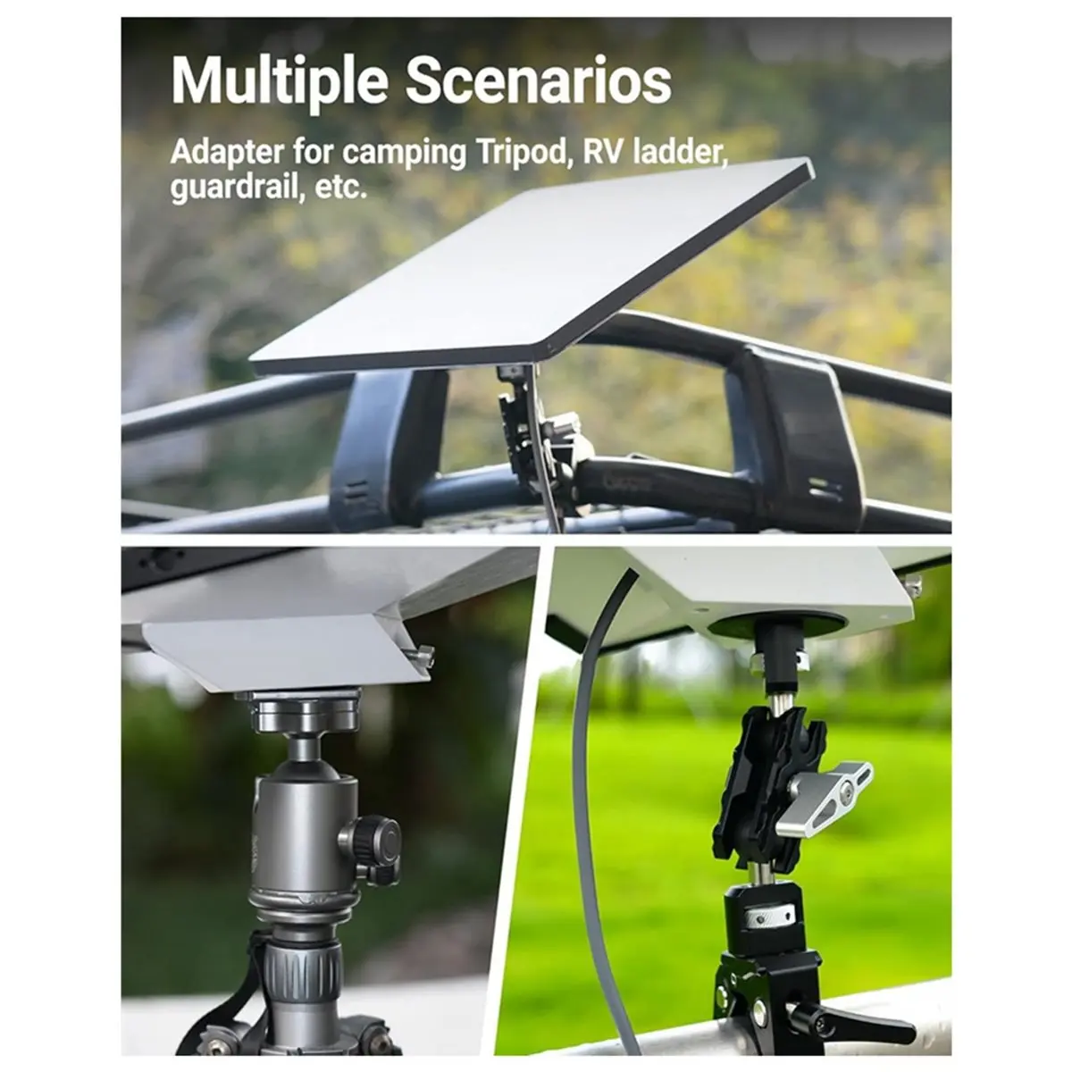 

(A32M) Адаптер-крепление для мини-штатива Starlink с резьбой 1/4"-20, 3/8"-16, совместим с быстросъемной пластиной, зажимом