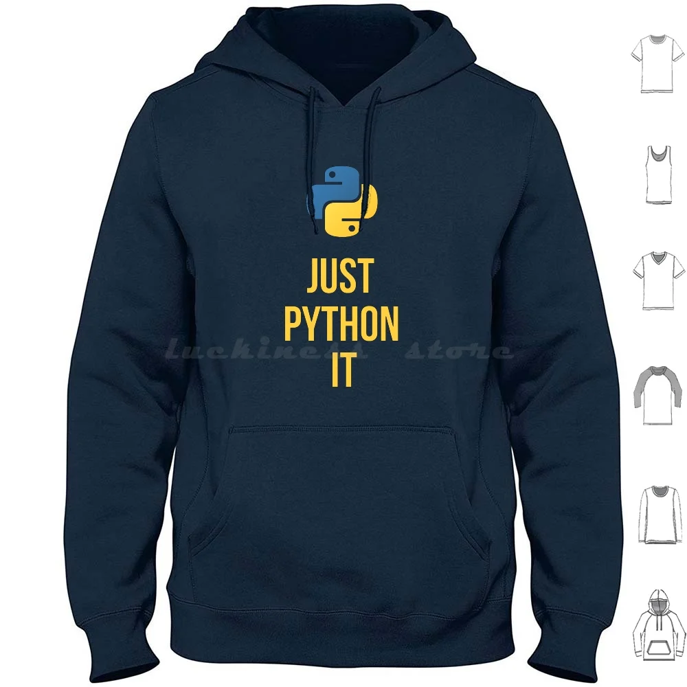 Sudaderas con capucha de programación Python desarrollador de manga larga codificador de logotipo de idioma Python codificación de programación código de programador