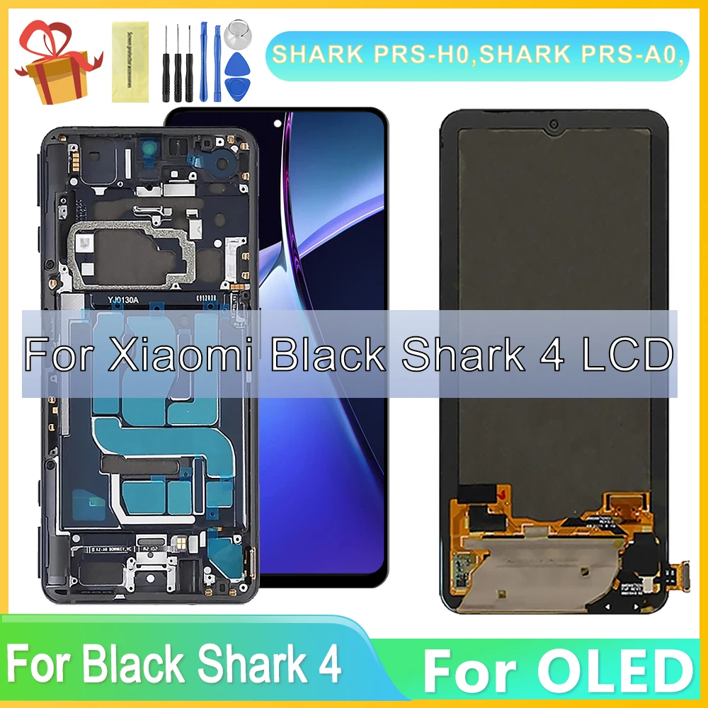 For Xiaomi Black Shark 4 Shark PRS-H0/A0 Display Touch Screen Digitizer Assembly For Black Shark 4 Pro 4Pro LCD