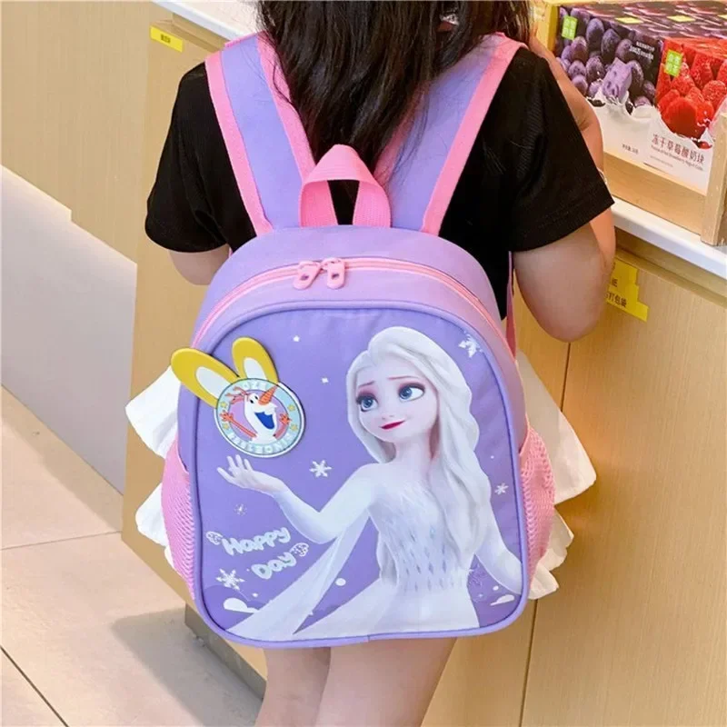 

Disney Frozen Elsa Preschool Schoolbag Girl Backpack Boy Baby Schoolbag Cute Shoulder Bag Handbag