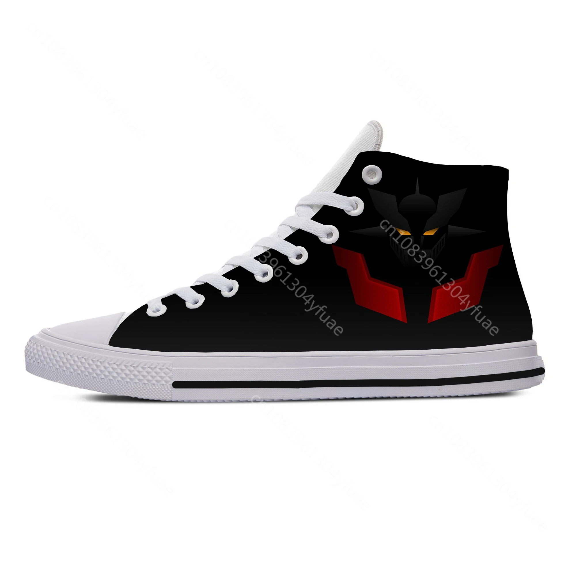 Hot Japanese Anime Manga Mazinger Z UFO Robot Fashion Woman Man Lightweight Sneakers High Quality High Help Casual Board Shoes