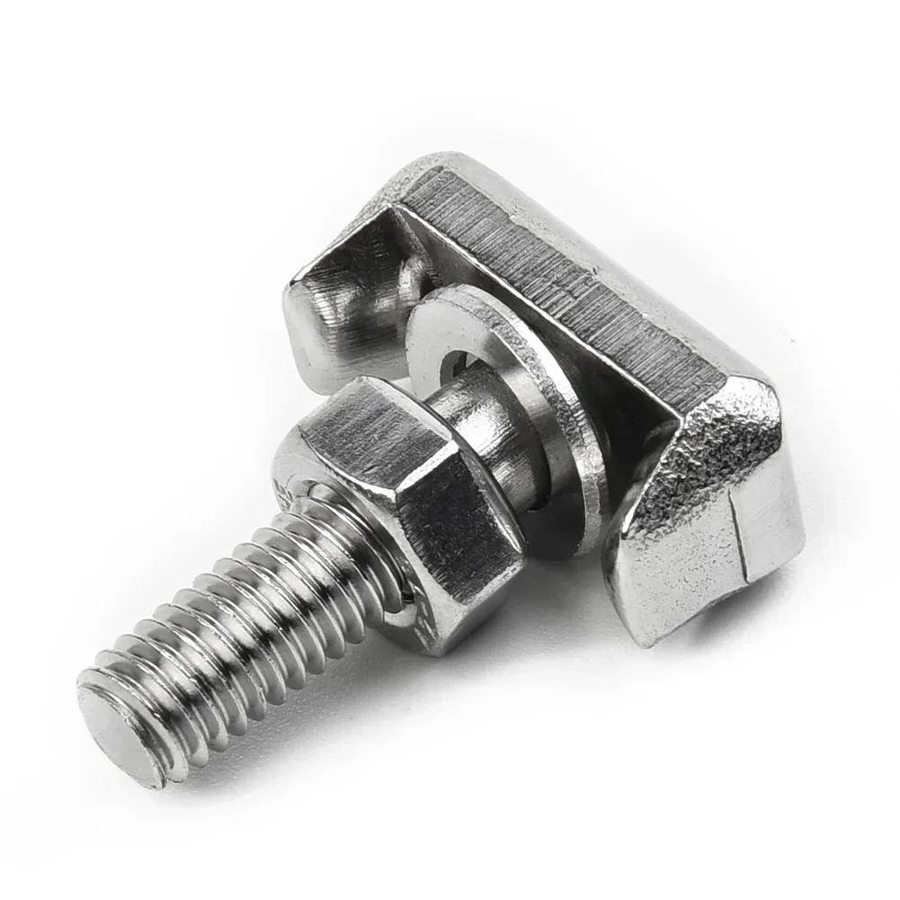 2x Car T-Bolts Stainless Steel Battery Cable Terminal Connectors 19116852 6X0915138 Car Cable Screw Terminals Battery Connector