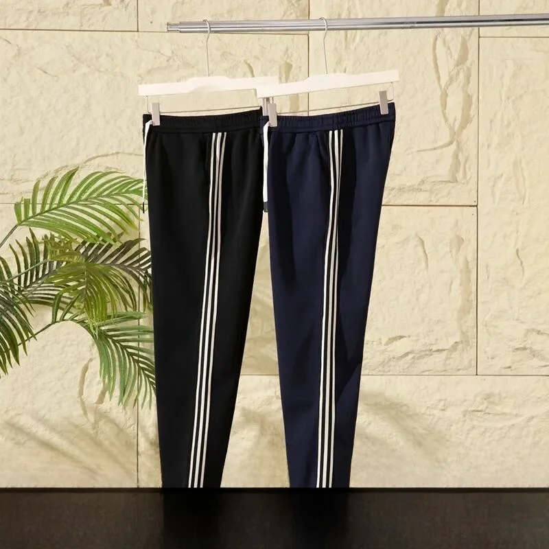 

Thiened Warmth Men Women's Winter Resistant Sweatpants Mink Velvet Interior Casual Straight Leg Pants Autumn Winter